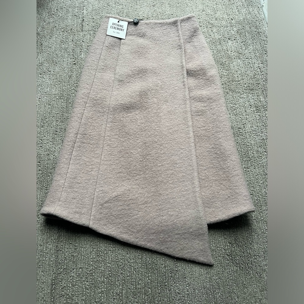 BNWT: Opening Ceremony Boiled Wool Skirt